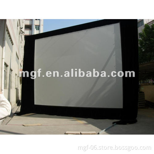 Fast Folding Projector Screen with Front and Rear Projection material